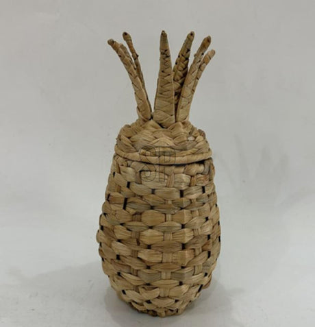 Cosydecor ananaskurv fletrattan 30 cm opbevaring