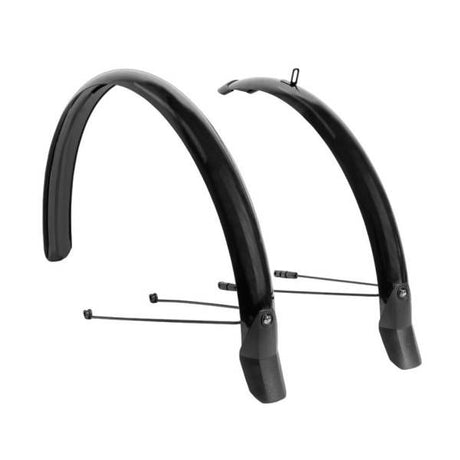 Fender sæt 28 lampo 58 mm bredt - Matt sort