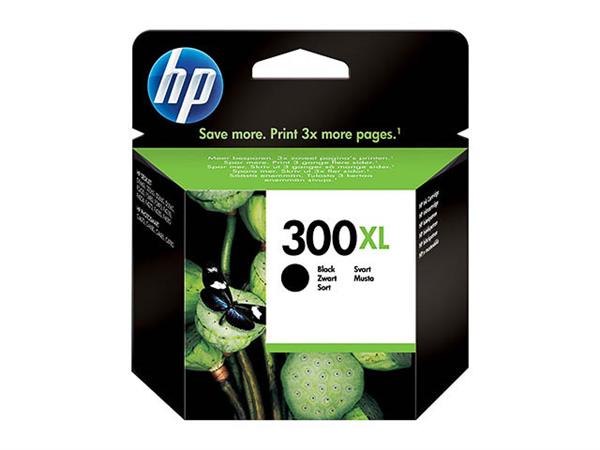 Hewlett Packard HP 300XL blækpatron sort (høj kapacitet)