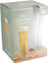 Fremragende husholdningsartikler ølglassæt 4-delt 380ml ã˜7xh20.5cm
