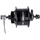 Shimano dynamo nav 32 huller hd-3d32 3 watt - til 6-bolt bremseskive - quick release - sort