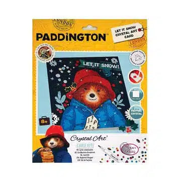Jonotoys diamantmaleri - julekort Paddington lad det sne