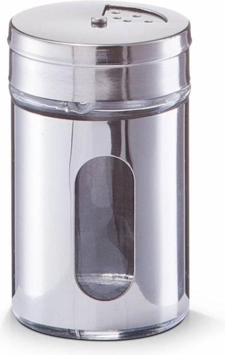 Fremragende husholdningsartikler krydderi shaker kakao shaker glas og rustfrit stål ø5xh8cm