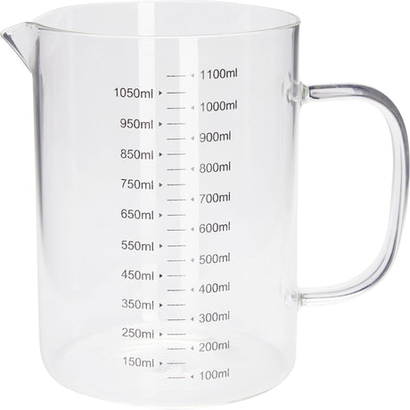 Fremragende husholdningsmålekop glas 1l