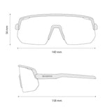Shimano technium l road mat hvid - sportsbriller