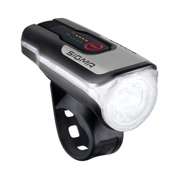 Forlygter Aura 80 Lux førte USB-genopladelig sort