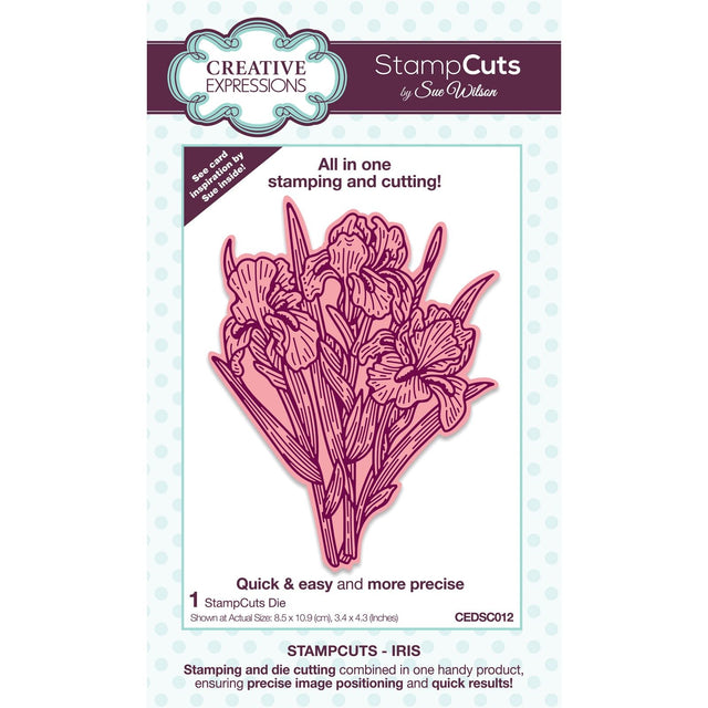 Kreative udtryk • stampcuts laver den iris