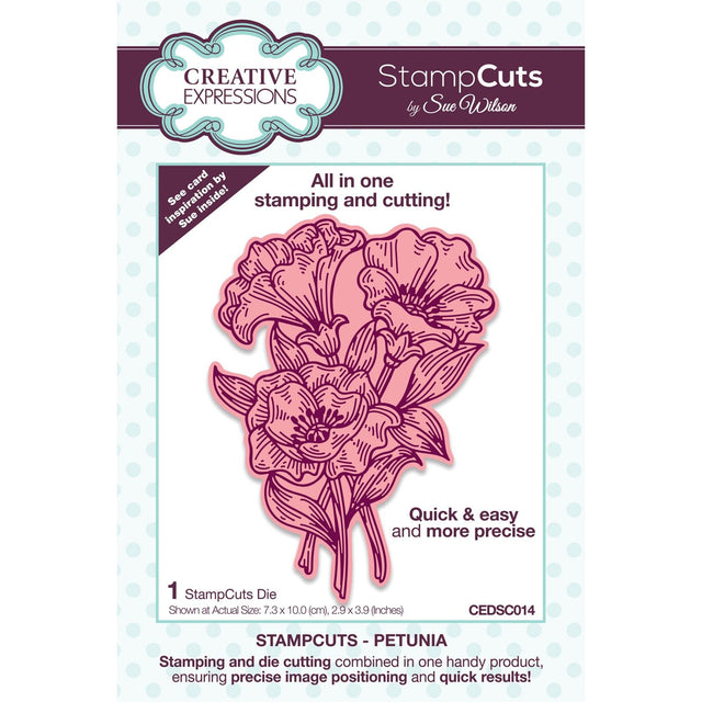Kreative udtryk • stampcuts laver den petunia