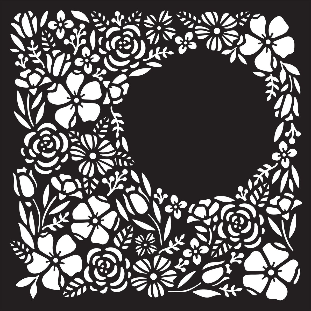 Kreative udtryk • buket med stencil