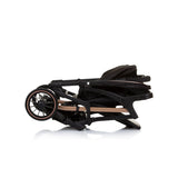 Chipolino Amber Foldbar buggy med foddæksel Obsidian sort