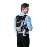 Chipolino Bobby Ergonomic Baby Carrier med hætte grå
