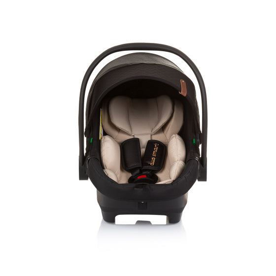 Chipolino Duo bilsæde 40-87 cm gruppe 0+ Obsidian sort beige