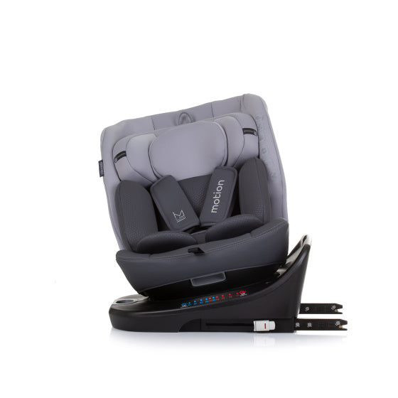 Chipolino bilsæde i-størrelse 40-150 cm isofix 360 ° granitgrå