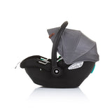 Chipolino duo bil sæde 40-87 cm gruppe 0+ sølvgrå sort
