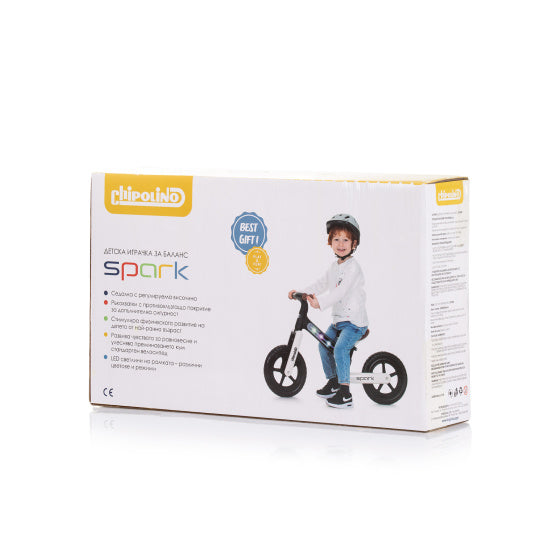 Chipolino gnist med lyseffekt 12 tommer junior grøn