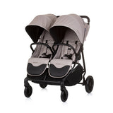 Chipolino top foldevogn til 2 macadamia beige sort