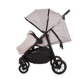 Chipolino top foldevogn til 2 macadamia beige sort