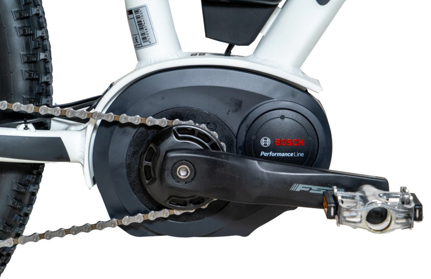 Chrisson e-scheat 27,5 tommer 48 cm herre 9v hydraulisk skivebremse hvid