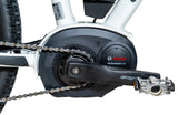 Chrisson e-scheat 27,5 tommer 48 cm herre 9v hydraulisk skivebremse hvid