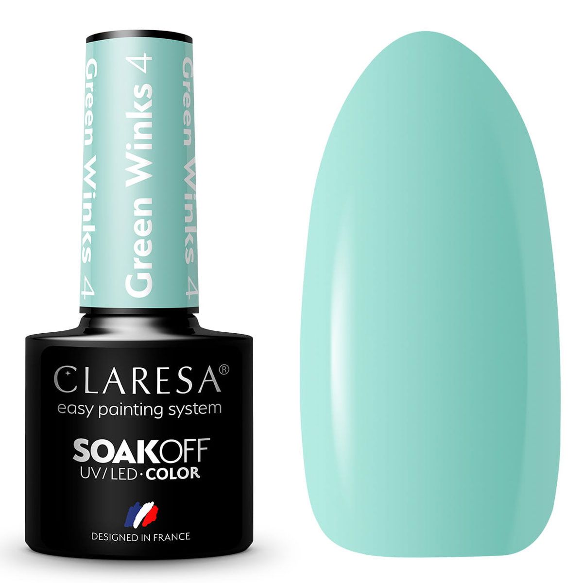 Claresa UV LED Gel Polish 5 ml grønne blink 4