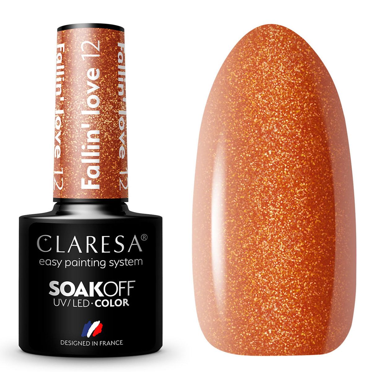 Claresa UV LED Gel Polish 5ml Fallin' Love 12