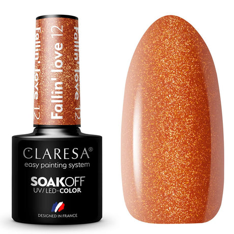 Claresa UV LED Gel Polish 5ml Fallin' Love 12