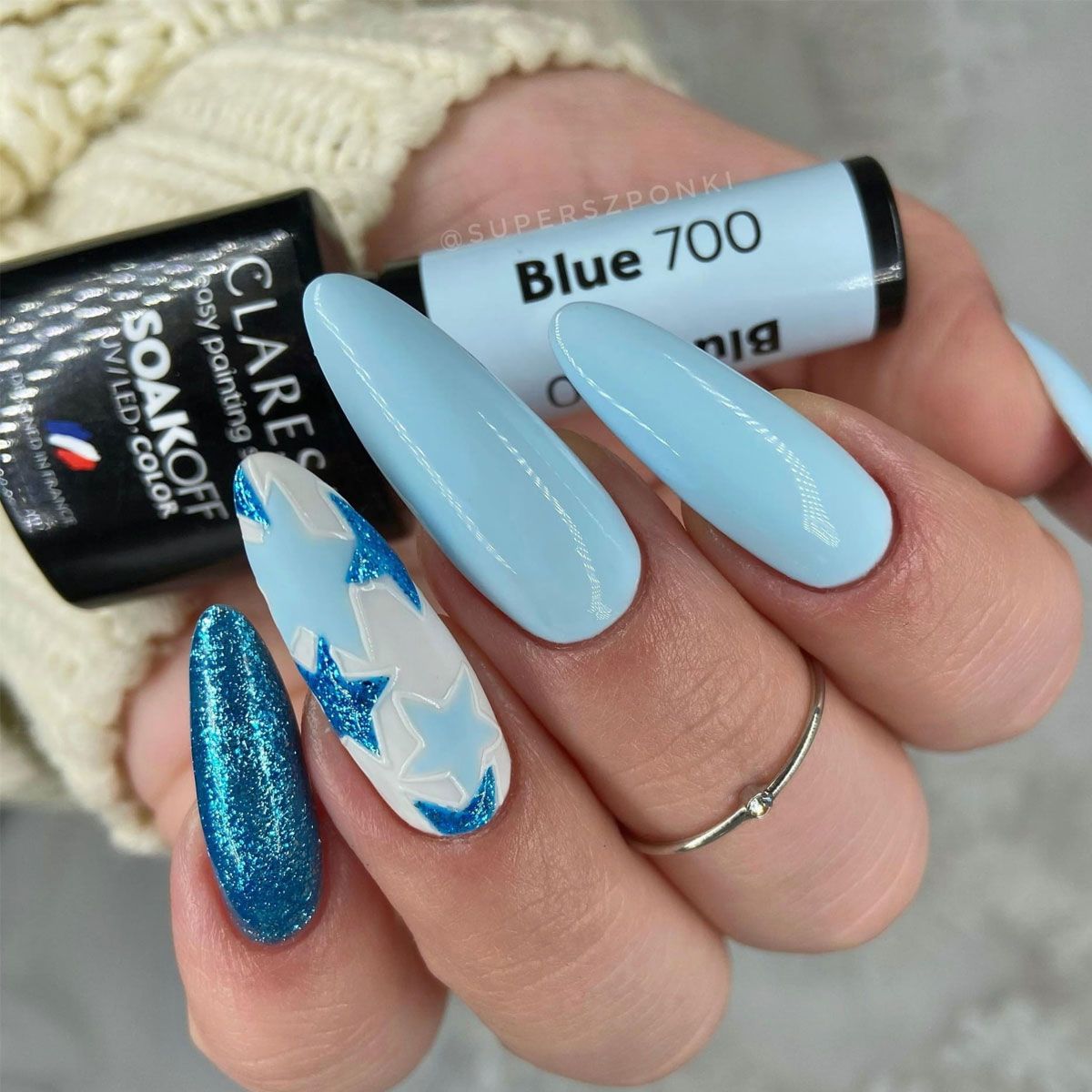 Claresa UV LED Gel Polish 5ml Blue 700 Funfair