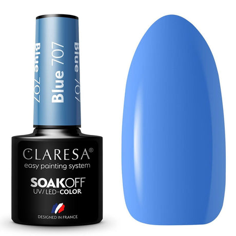 Claresa UV LED Gel Polish 5ml Blue 707 Take Me to the River