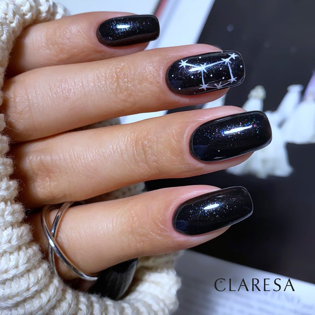 Claresa UV LED Gel Polish 5ml Galaxy Black
