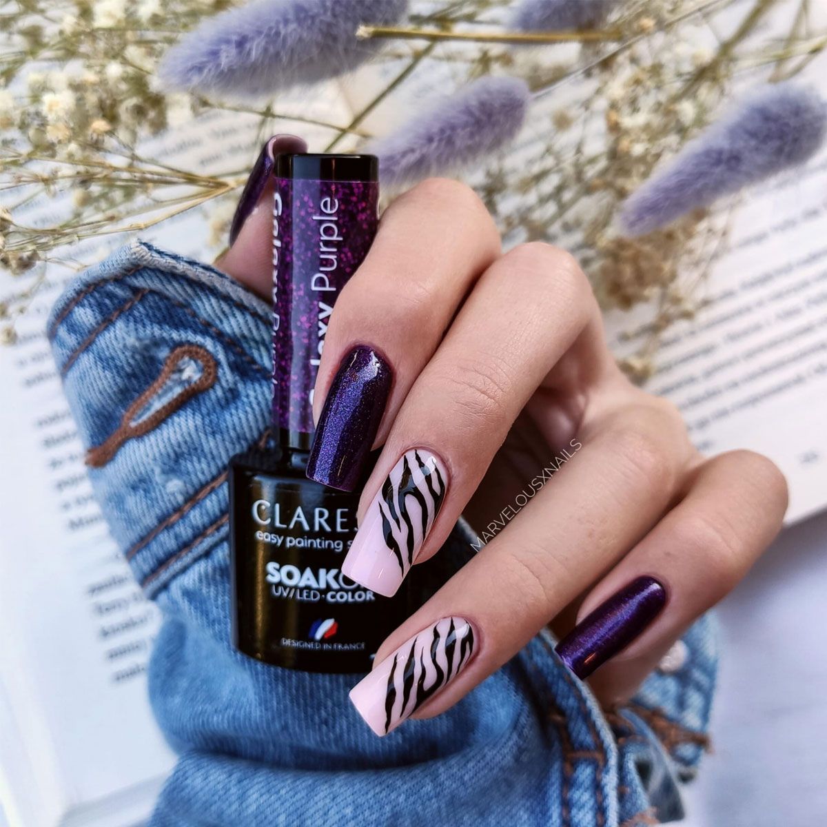 Claresa UV LED Gel Polish 5ml Galaxy Lilla