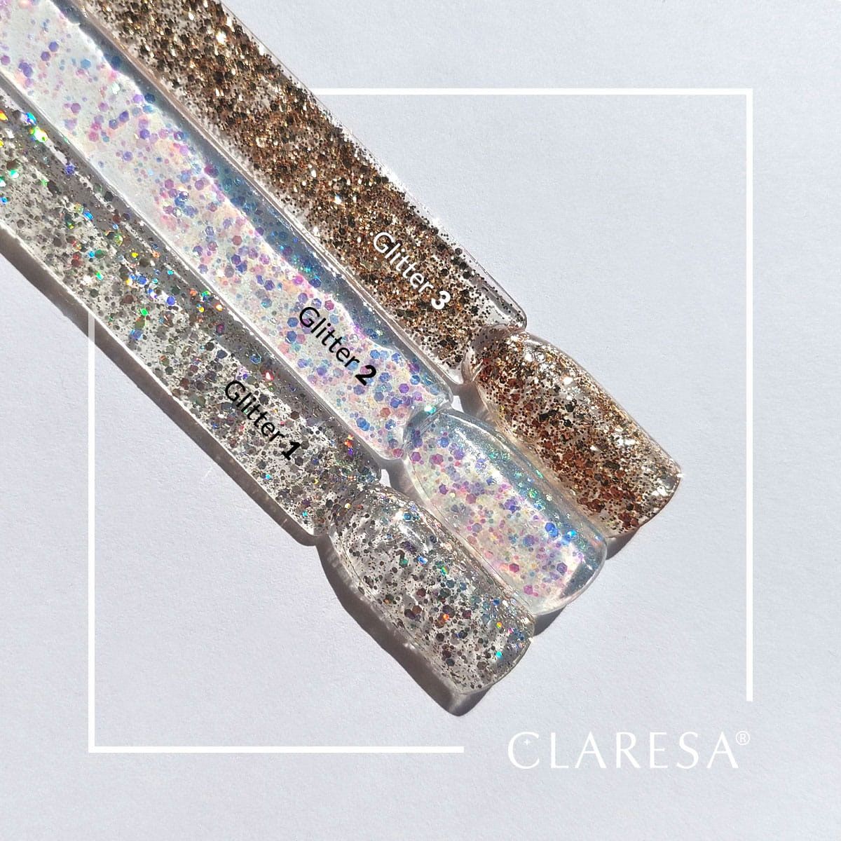 Claresa UV LED Gel Polish 5ml Glitter 1