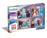 Clementoni puslespil disney frossen, 4i1