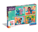 Clementoni super farve puslespil 4-i-1 søm