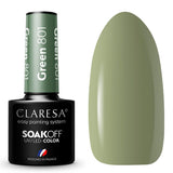 Claresa UV LED Gel Polish 5ml Grøn 801 Quiet Forest