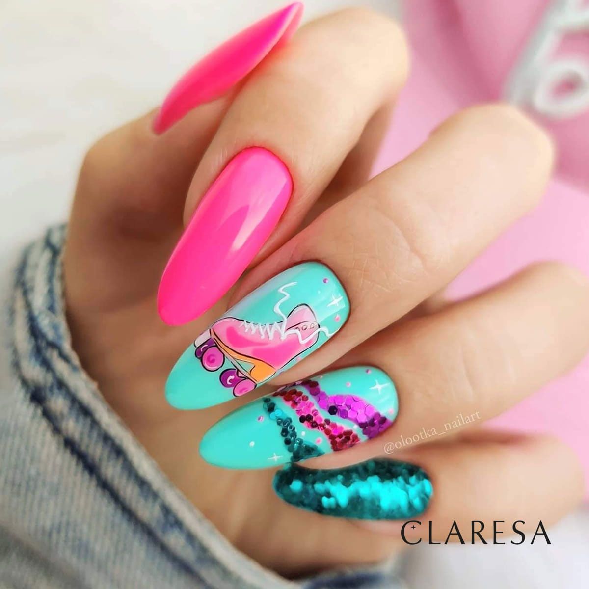 Claresa UV LED Gel Polish 5ml Neon 2