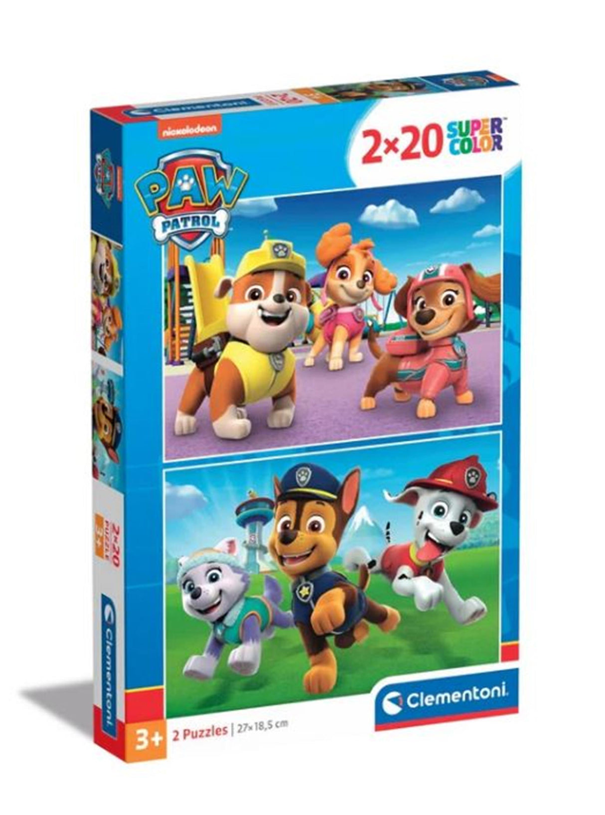 Clementoni puslespil 2x20 stk potepatrulje