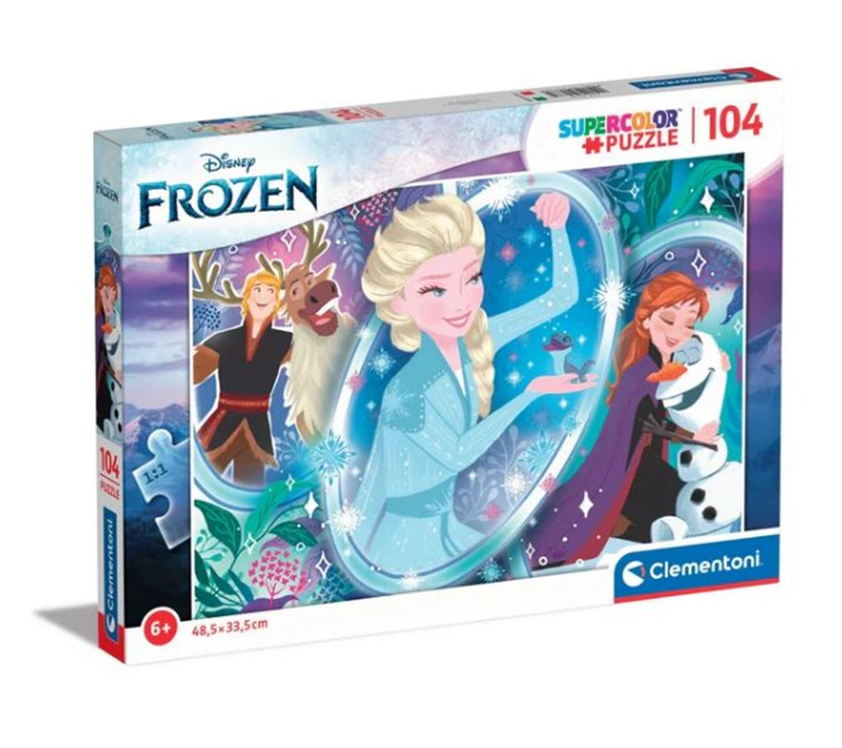 Clementoni puslespil 104 stk frosset
