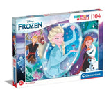 Clementoni puslespil 104 stk frosset