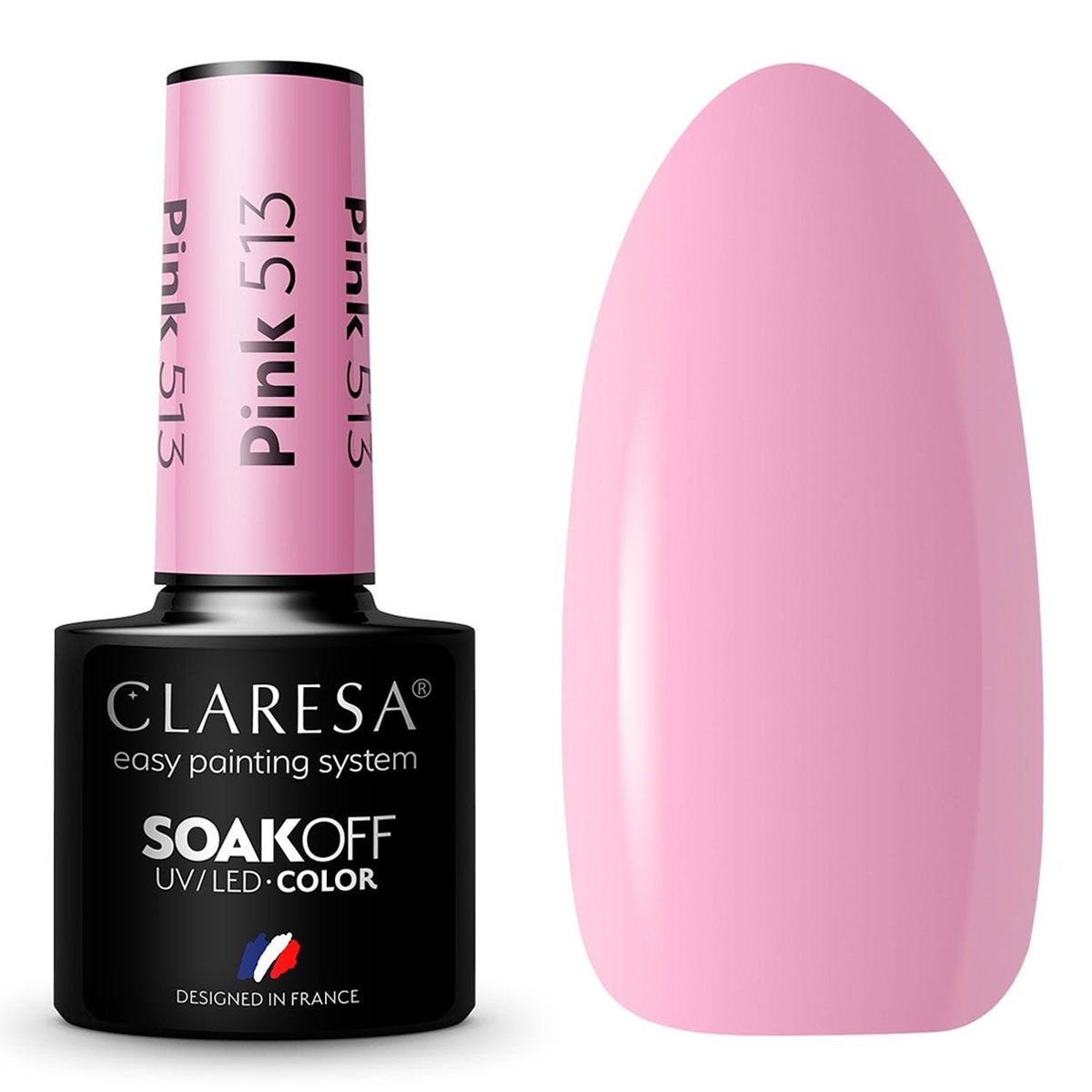 Claresa UV LED Gel Polish 5ml Pink 513 Funfair