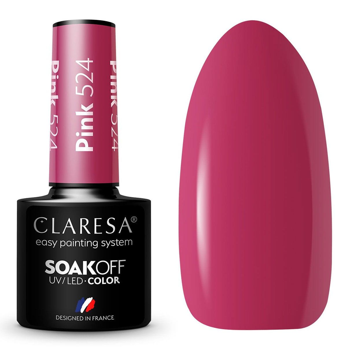Claresa UV LED Gel Polish 5ml Pink 524 Classic Look