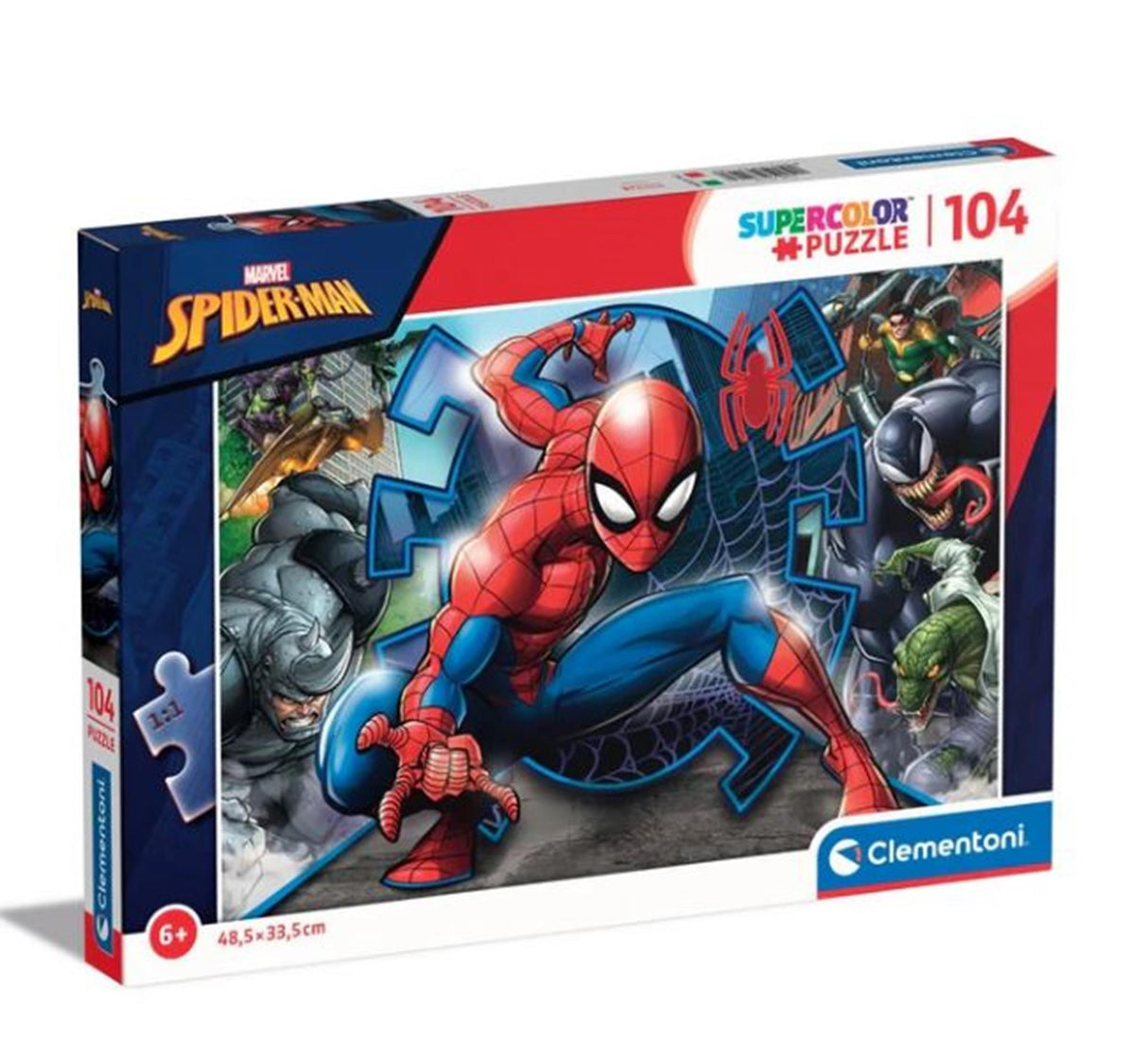 Clementoni puslespil 104 stk spiderman