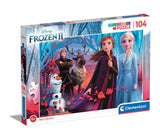 Clementoni puslespil super 104 stk frosne 2