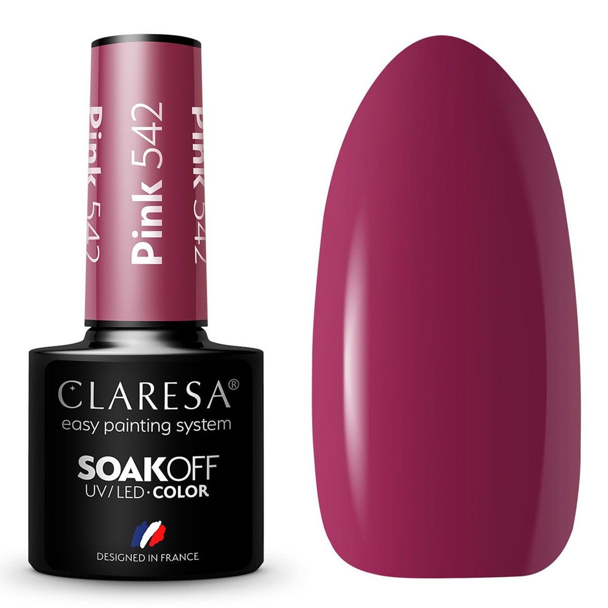 Claresa UV LED Gel Polish 5ml Pink 542 Classic Look