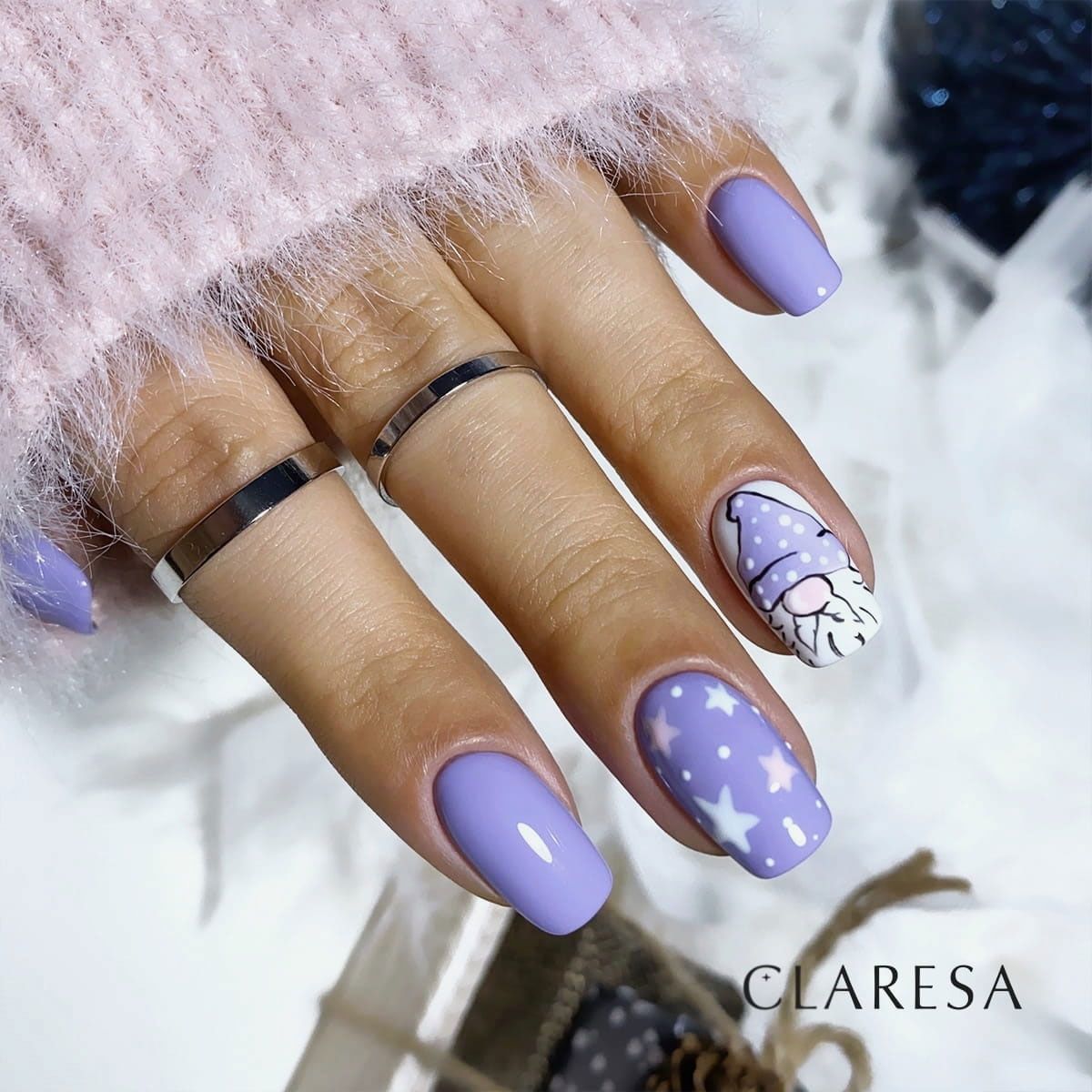 Claresa uv led gel polish 5ml lilla 602 ballon rejse