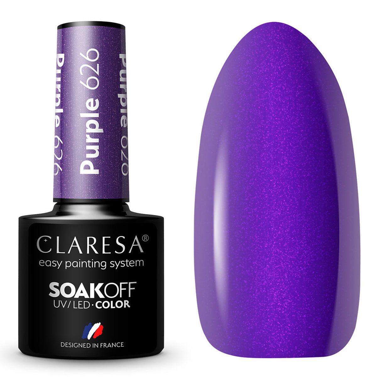 Claresa UV LED Gel Polish 5ml Lilla 626