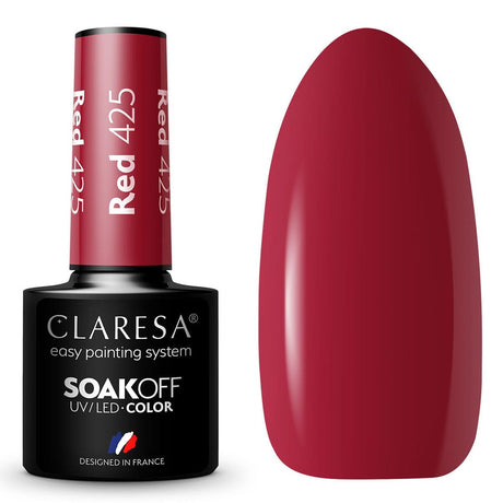 Claresa UV LED Gel Polish 5ml Rød 425 Rainbow Explosion