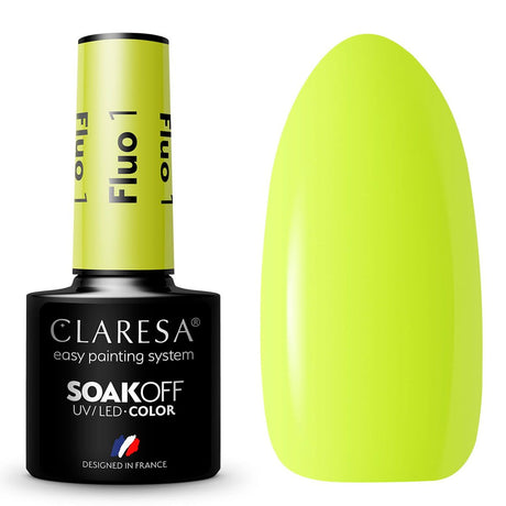 Claresa UV LED Gel Polish 5ml Fluo 1