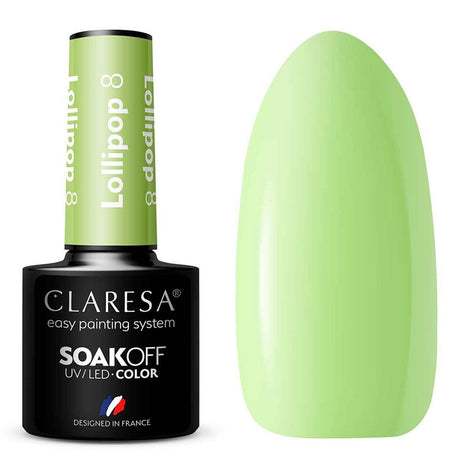 Claresa UV LED Gel Polish 5ml slikkepind 8