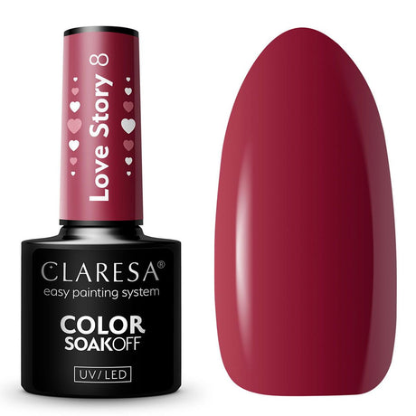 Claresa uv led gel polish 5ml love story 8