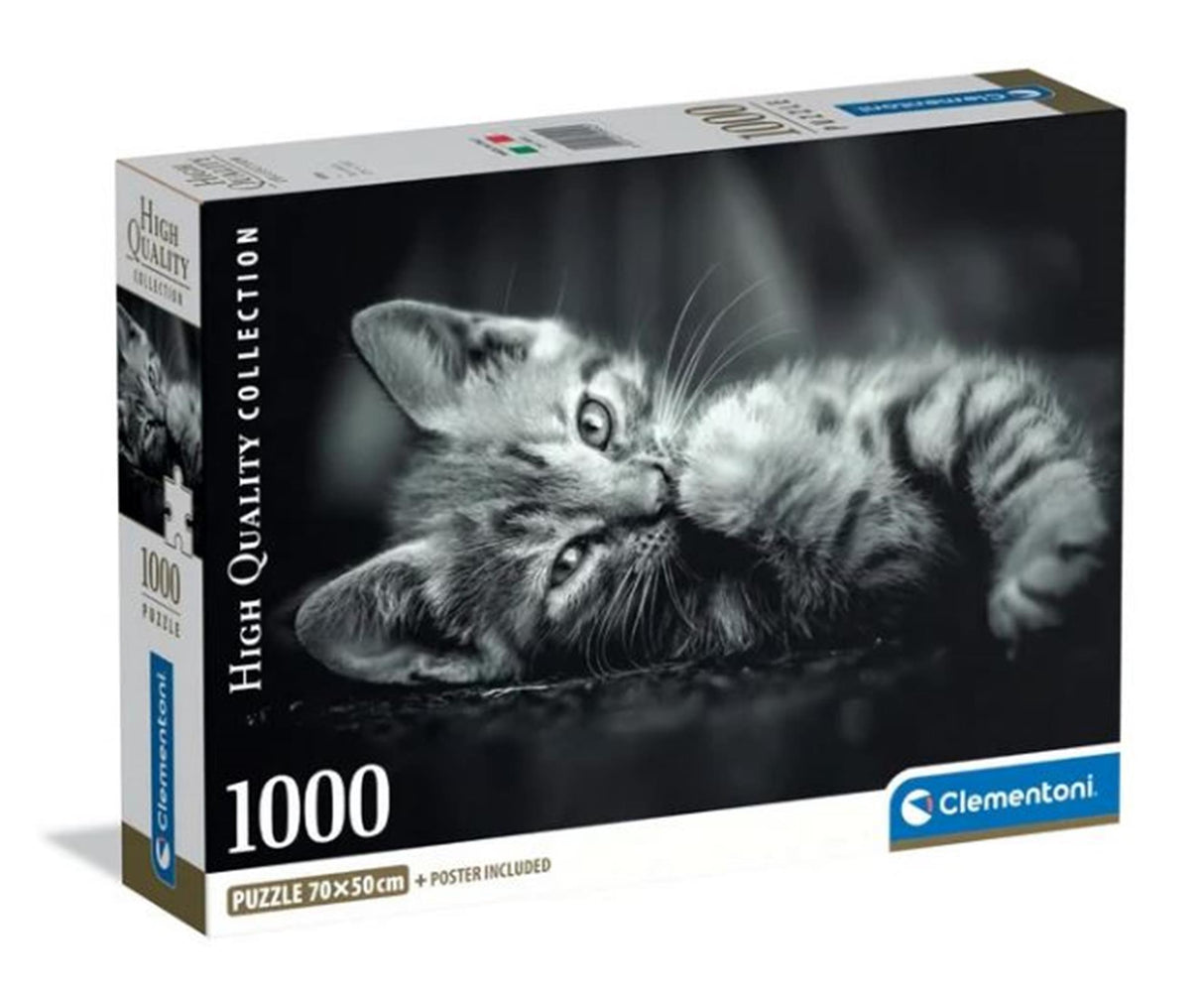 Clementoni puslespil 1000 brikker kitty